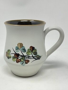Denby Shamrock (retired) Stoneware Coffee Mug (8 available $35 EACH)
